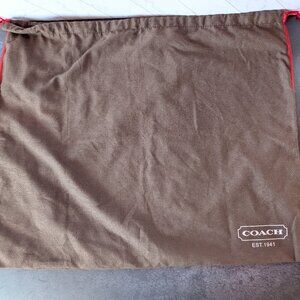 Coach Drawstring Dust Bag – Brown – Authentic (22.5x19)